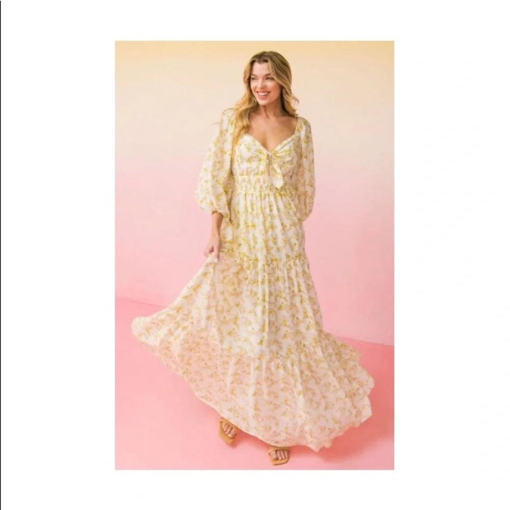 NWT Flying Tomato floral maxi dress - Picture 4 of 7